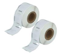 vhbw 2X Label Roll 12mm x 24mm (1000 Label) Compatible with Seiko Smart Label Printer SLP 220, SLP 200, SLP 240 Label Maker