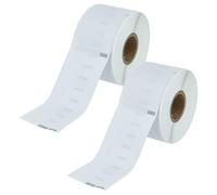 vhbw 2X Label Roll 41mm x 89mm (300 Label) Compatible with Dymo LabelWriter 400 Turbo, EL40, EL60 Label Maker White