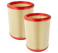 vhbw 2x Lamellar Filter compatible with Nilfisk EC 480 E/IH/B1, Multi 20, EC 480-SW/B1, Multi 30, SB suction station Handheld Vacuum Cleaner
