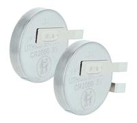 vhbw 2x Li-Ion button cell battery tab Replacement for Maxell CR2050HR 350mAh 3V suitable for model building batteries, solar lights etc.