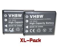 vhbw 2x Replacement Battery compatible with Polaroid T730, T831, T833, Sanyo VPC-T700, Sanyo Xacti VPC-E1403, VPC-E1500, VPC-E1500TP (500 mAh, 3.6 V)