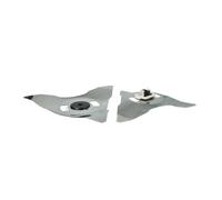 vhbw 2X Replacement Blade Compatible with Robomow RC304u, RC306, RC308, RC308PRO, RC304PRO Cordless Lawnmower - Cutter Blades, Silver, Stainless Steel