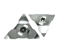 vhbw 2X Replacement Blade Compatible with Robomow RS615 PRO (2016-2020) Cordless Lawnmower - Cutter Blades, Silver, Stainless Steel
