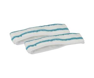vhbw 2x Replacement Cover Scrubber Sleeve compatible with Leifheit Window Washer M Window Cleaner Squeegee - Mop Attachment Cloth Pad