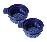 vhbw 2x Replacement Filter compatible with Samsung VS20C8524TB/GE, VS20C8524TB/EV, VS20C8524TB/EU, VS20C8524PB/GE Vacuum Cleaner - Exhaust Filter Blue