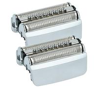 vhbw 2X Replacement Shaver Heads Compatible with Braun Series 8 Electric Shaver Silver