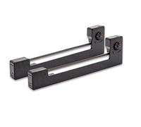 vhbw 2X Ribbon Cartridge Compatible with MAX Electronics RE 4100 Series Dot Matrix, Receipt Printer - Black Ink Ribbon