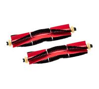 vhbw 2X Round Brush Compatible with Xiaomi Roborock S6 MaxV, S6 Pure Robot Vacuum Cleanerroller Brush, Main Brush, Brush Set