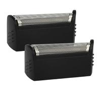 vhbw 2x Shaver Foil compatible with Braun 1509, 1512, 1507s, 1508, 1013, 1013s, 1008, 1012, 2035 Electric Shaver + Frame, Black/Silver