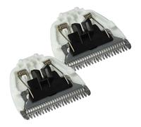 vhbw 2x shaving head compatible with Panasonic ER 503, ER 148, ER 149, ER 146, ER 147, ER 1420, ER 1421, ER 1410, ER 1411 Razor, Shaver, Trimmer White