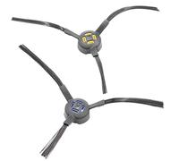 vhbw 2x Side Brush compatible with iLife V80, V8s Robot Vacuum Cleaner - Brush Set, Left/Right, black/blue/yellow