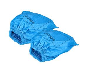 vhbw 2x Textile Filter compatible with Dewalt DCV582, DCV584l Vacuum Cleaner, Wet/Dry Vacuum Cleaner - Textile Bag, Washable, Blue