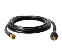 vhbw 3 m Extension Hose Compatible with Kärcher K 2.36 M T 50, K 2.38 D Plus High-Pressure Cleaner with M22 x 1.5 Threaded Connection, Black