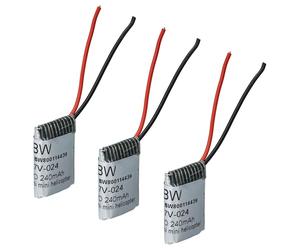 vhbw 3 x Battery Compatible with Syma S107G, S108G Drone Multicopter Quadcopter (240 mAh, 3.7 V, Li-ion)