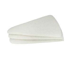 vhbw 3 x Cone Filters Compatible with ValloFlex GEO Air Geothermal Heat Exchanger - Exhaust Filter G3 White