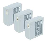 vhbw 3 x Li-Ion Battery Set 700 mAh (7.2 V) Compatible with Camcorder Camera Samsung HMX-H100, H104, H105, H106, SC-MX10, SC-MX10A, SC-MX10P, SC-MX10R Replacement for BP-85ST
