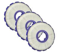 vhbw 3 x Vacuum Cleaner Filter Replacement for Dyson 965080-02, 967276-01, 965080-01 for Vacuum Cleaners - HEPA Post Motor Filter Blue White