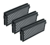 vhbw 3 x Vacuum Cleaner Filter Replacement for Miele 5996882, 7226170, 722617, 5996880, 5996881, 7226150 for Vacuum Cleaners - HEPA Activated Carbon Filter Black White