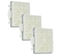 vhbw 3 x Vacuum Cleaner Filters Compatible with Kärcher CV 38/2, CV 30/1, CV 38/2 Adv, CV 48/2 Adv, CV 38/1, CV 48/2 Vacuum Cleaner - HEPA Filter Black White