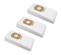 vhbw 30x Vacuum Cleaner Bag compatible with Filter Clean E 3 Vacuum Cleaner, Microfleece, 30.5 cm x 16 cm, White
