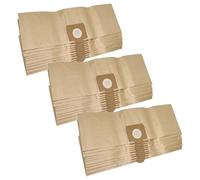 vhbw 30x Vacuum Cleaner Bag Replacement for Bosch Typ X, Typ W for Vacuum Cleaner, 20 l capacity 45 cm x 20 cm, Sand-Coloured