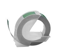 vhbw 3D Embossing Label Tape Compatible with Dymo 1610, 1595GY, 1745, 1755, 1765, 1805 Label Printer 3m x 9 mm, White on Green