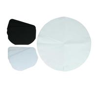 vhbw 3X Activated Carbon Filter, 3X Grease Filter, 6X Paper air Filter Compatible with DeLonghi D677UX, D665U, D612U Deep Fryer - 12 Part Filter Set