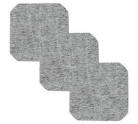 vhbw 3X Activated Carbon Filter Replacement for Tefal 792633 for Deep Fat Fryer - 12 x 12 x 0.8 cm