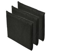 vhbw 3x Air Filter compatible with Santo N 91842-4 I, SCZ71800F0, SCZ81800F0, SKE81216ZF, SKE81226ZF, SKZ71200F0 Fridge - Activated Carbon