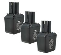 vhbw 3x Battery compatible with Bosch PSR Series 1st generation Power Tools (2100 mAh, NiMH, 12 V)