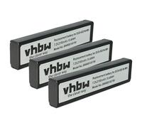 vhbw 3x Battery compatible with Canon EOS D6000, D2000 Camera DSLR (2150 mAh, 7.2 V, NiMH)