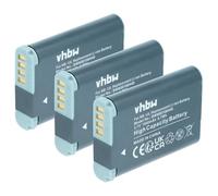 vhbw 3x Battery compatible with Canon PowerShot G1X Mark 2, N100, G1X Mark II Videocamera (1800 mAh, 3.7 V, Li-Ion)