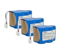 vhbw 3x Battery compatible with Ecovacs Deebot D780, D73, D76, D720, D73n, D730, D77, D760, D79 Vacuum Cleaner (3300 mAh, 6 V, NiMH)