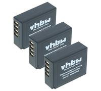 vhbw 3x Battery compatible with Fujifilm FinePix HS50EXR, HS50, HS55 EXR, HS33 EXR, HS30 EXR Camera DSLR (800 mAh, 7.2 V, Li-Ion)