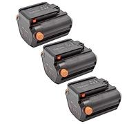 vhbw 3x Battery compatible with Gardena TCS Li-18/20 (8866-20), PowerMax Li-18/32 5039-20 Lawnmower Grass Shears, Shrub Shears (2000mAh, 18 V, Li-Ion)