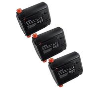 vhbw 3x Battery compatible with Gardena THS Li-18/42 (8881-20) Lawnmower Grass Shears, Shrub Shears (2500mAh, 18 V, Li-Ion)