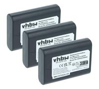 vhbw 3x Battery compatible with Leica M8, M8.2, M9, M9-P, M-E Camera DSLR (1800 mAh, 3.7 V, Li-Ion)