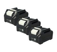 vhbw 3x Battery compatible with Makita 40V MAX XGT, AS001G, CF001G, AS001GZ, CE001GZ, CE001G, CF001GZ Power Tools (2500 mAh, Li-Ion, 40 V)