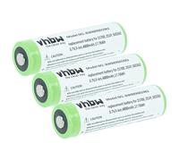 vhbw 3x Battery compatible with Olight M2R Pro, Warrior X Pro, Warrior 3 Torch, Headlamp (4.8 Ah, 3.7 V, Li-Ion)