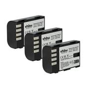vhbw 3x Battery compatible with Panasonic Lumix DMC-G9, DC-GH5, DC-GH5M, DC-GH5L, DMC-GH3, DMC-GH3A Camera DSLR (1100 mAh, 7.2 V, Li-Ion)