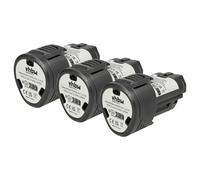 vhbw 3x Battery compatible with Ridgid AC82049, AC82059, R82005, Jobmax, R82007, R82009, R82048, R82049 Power Tools (2000 mAh, Li-Ion, 12 V)