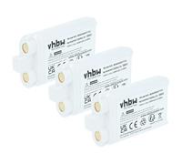 vhbw 3x Battery compatible with Shure SLXD1, SLXD3, SLXD2, SLXD5 Digital Wireless System (1200 mAh, 3.7 V, Li-Ion)