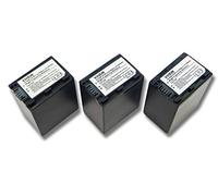 vhbw 3x battery compatible with Sony DCR-SR37, DCR-SR37E, DCR-SR38, DCR-SR38E Videocamera (3300mAh, 7.4V, Li-Ion) + info chip