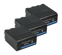 vhbw 3x Battery compatible with Sony MiniDV CCD-TRV715, CCD-TRV68, CCD-TRV67, CCD-TRV66, CCD-TRV815 Camera DSLR (10400 mAh, 7.4 V, Li-Ion)