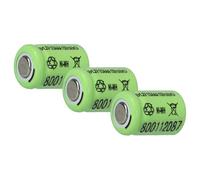 vhbw 3x Battery Replacement for 1/3AAA for Model Making Device (150mAh, 1.2 V, NiMH)