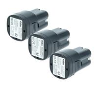 vhbw 3x Battery Replacement for Bahco BCL1B03IB for Pet Clippers (2500 mAh, 14.4 V, Li-Ion)