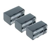 vhbw 3x Battery Replacement for Canon BP-975, BP-955, BP-925, BP-950G for Videocamera (3600 mAh, 7.4 V, Li-Ion)