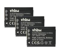 vhbw 3x Battery Replacement for Fujifilm NP-95 for Camera DSLR (1500 mAh, 3.6 V, Li-Ion)