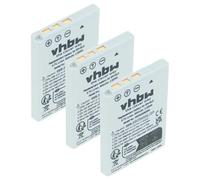 vhbw 3x Battery Replacement for Nikon EN-EL8 for Camera DSLR (600 mAh, 3.6 V, Li-Ion)