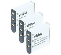 vhbw 3x Battery Replacement for Sigma BP-31 for Camera DSLR (950 mAh, 3.7 V, Li-Ion)